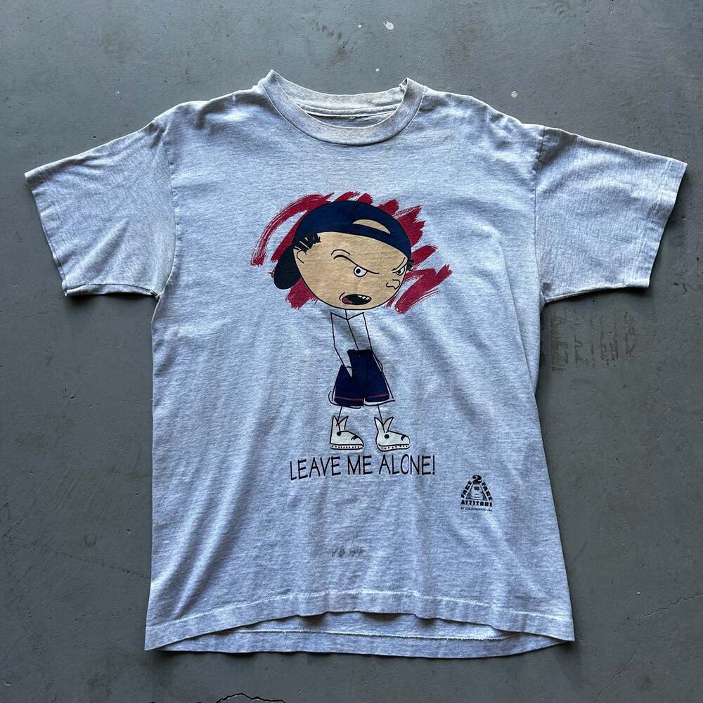Vintage 90s Face 2 Face Attitude Leave Me Alone T-Shirt